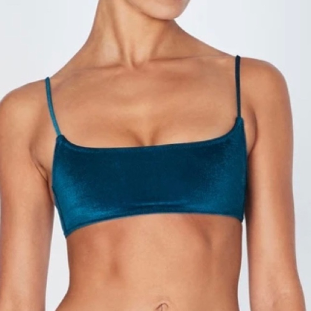 Triangl dreamland space blue bikini TOP ONLY